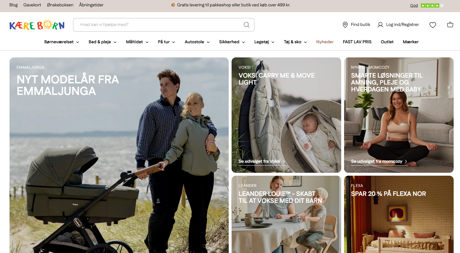 Kære Børn web-design