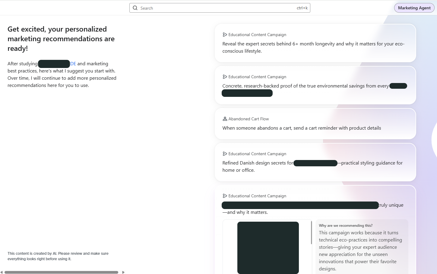 Sådan bruger du Klaviyo's Marketing AI Agent til at optimere dine kampagner
