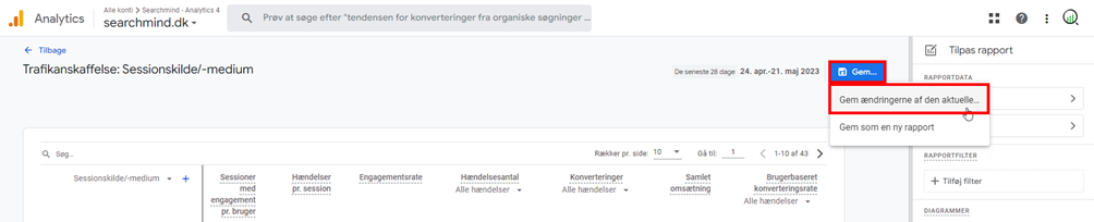 Få dybere forretningsindsigt med Google Analytics 4-rapporter